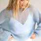 Gwyneth Mesh Knitted Pullover