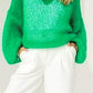 Gwyneth Mesh Knitted Pullover